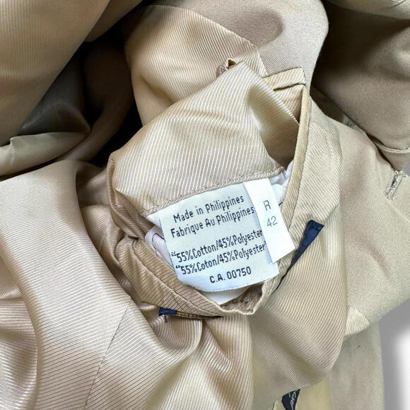 Vintage Haspel Suit Mens 42R Beige Sports Cost Dress Pants 36x28 2 Pieces Retro - Picture 11 of 14